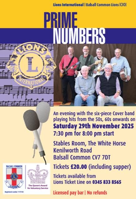 Balsall Commons Lions at The Stables - Cancelled